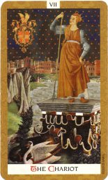 The Chariot from the Golden Tarot