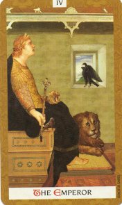 The Emperor from the Golden Tarot
