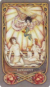 Judgment from the Fenestra Tarot at www.BohemianPathTarot.com