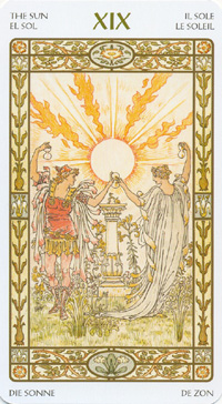 The Sun from the Harmonious Tarot