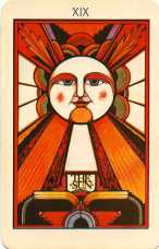The Sun for the Aquarian Tarot