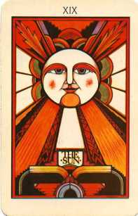 The Sun for the Aquarian Tarot