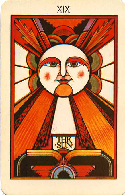 The Sun for the Aquarian Tarot