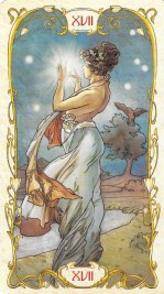 The Star from the Mucha Tarot at www.BohemianPathTarot.com